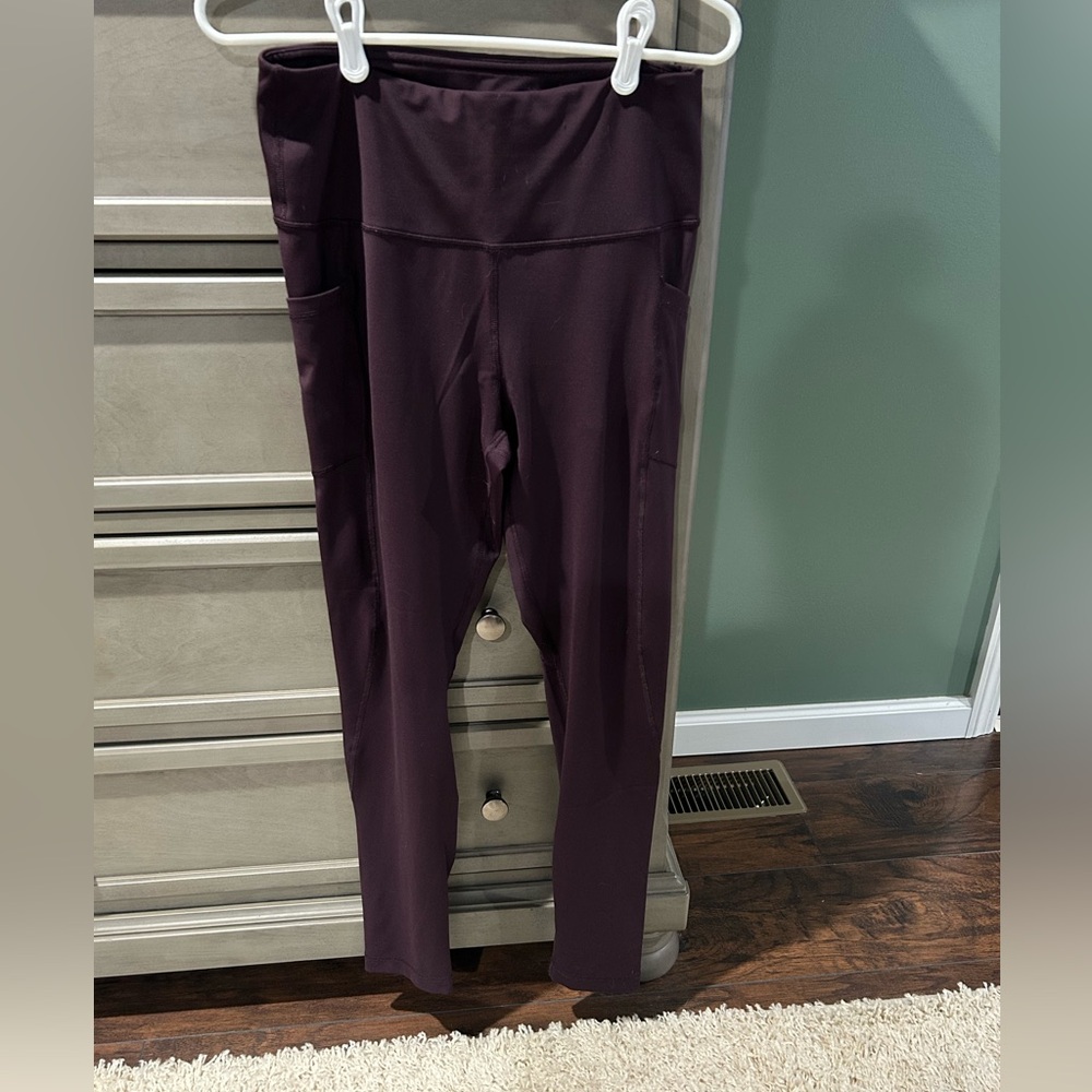 90 Degree By Reflex Women's Deep Purple Leggings